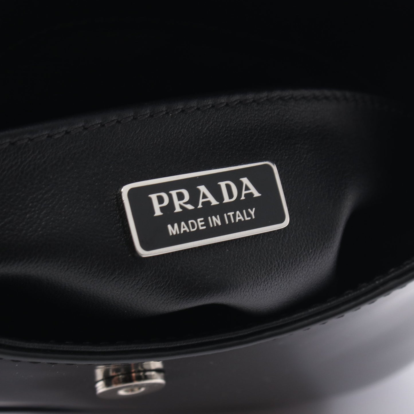 クレオ ミニ ハンドバッグ レザー ブラック プラダ バッグ PRADA