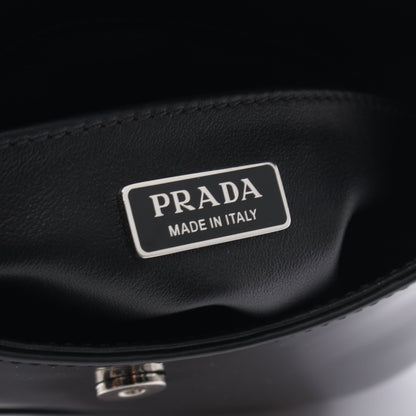 クレオ ミニ ハンドバッグ レザー ブラック プラダ バッグ PRADA