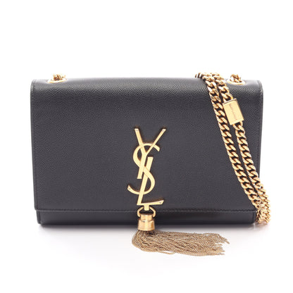 KATE ケイト スモール チェーンショルダーバッグ レザー ブラック サンローランパリ バッグ SAINT LAURENT PARIS