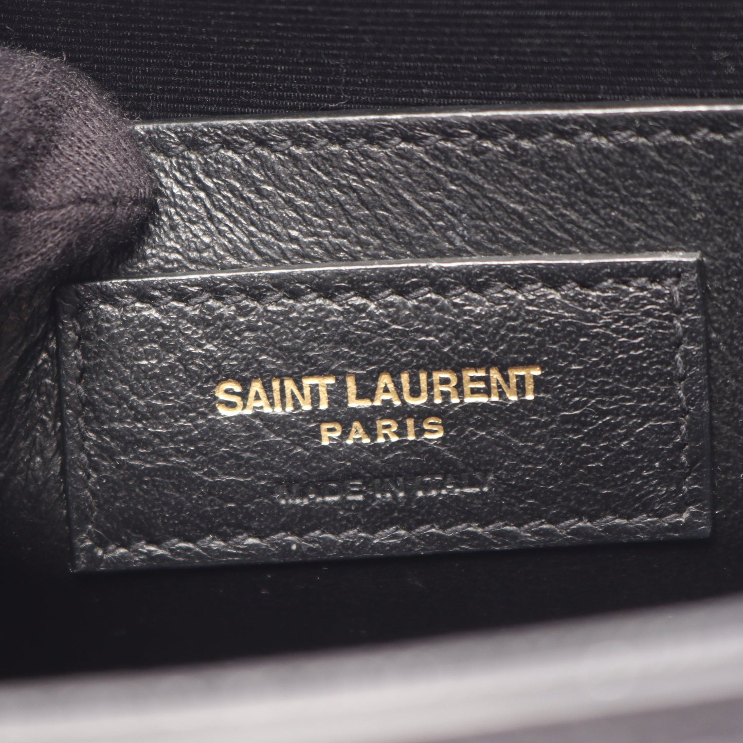 KATE ケイト スモール チェーンショルダーバッグ レザー ブラック サンローランパリ バッグ SAINT LAURENT PARIS