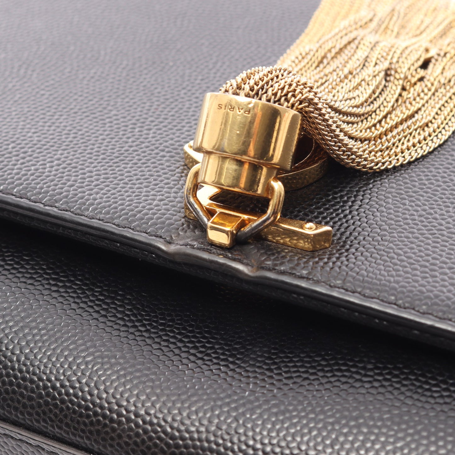 KATE ケイト スモール チェーンショルダーバッグ レザー ブラック サンローランパリ バッグ SAINT LAURENT PARIS