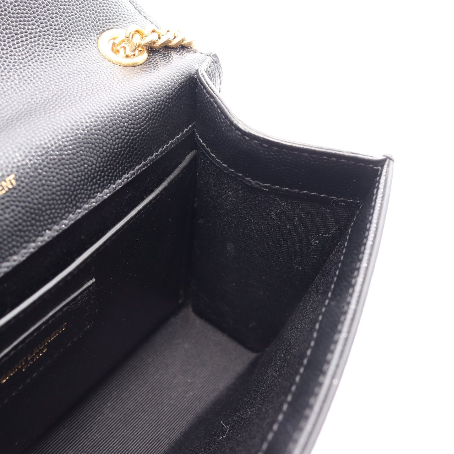 KATE ケイト スモール チェーンショルダーバッグ レザー ブラック サンローランパリ バッグ SAINT LAURENT PARIS