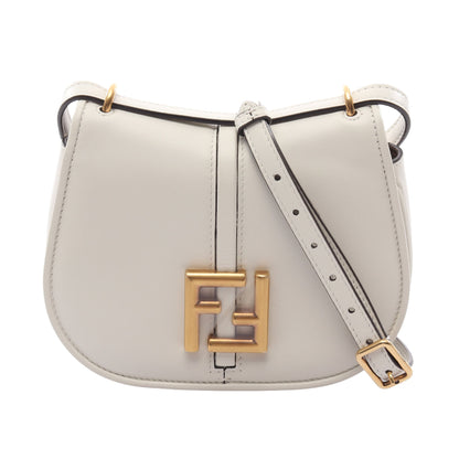 カモン スモール ショルダーバッグ レザー ホワイト フェンディ バッグ FENDI