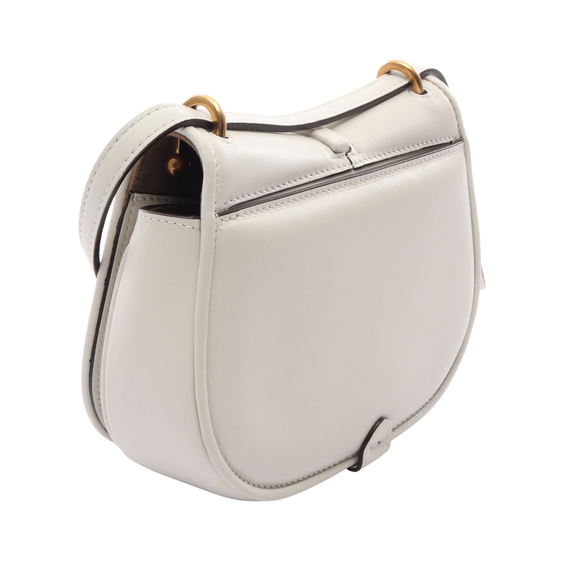 カモン スモール ショルダーバッグ レザー ホワイト フェンディ バッグ FENDI