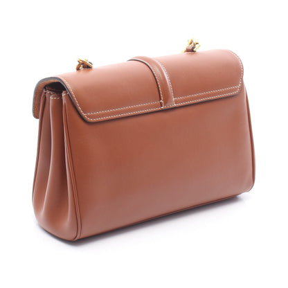 ティーンソフト16 ショルダーバッグ レザー ブラウン セリーヌ バッグ CELINE