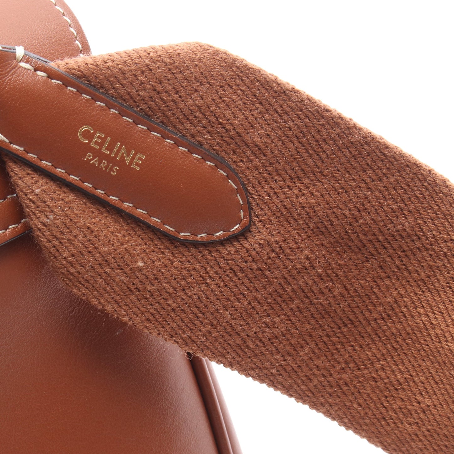 ティーンソフト16 ショルダーバッグ レザー ブラウン セリーヌ バッグ CELINE