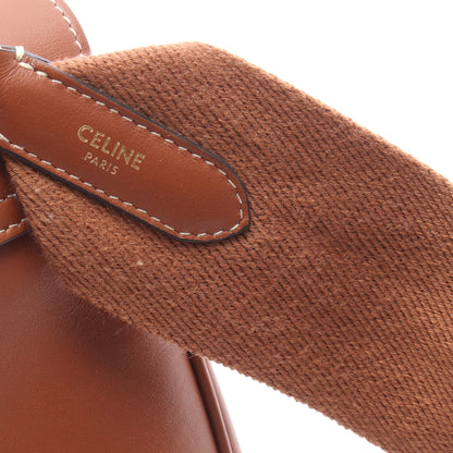 ティーンソフト16 ショルダーバッグ レザー ブラウン セリーヌ バッグ CELINE