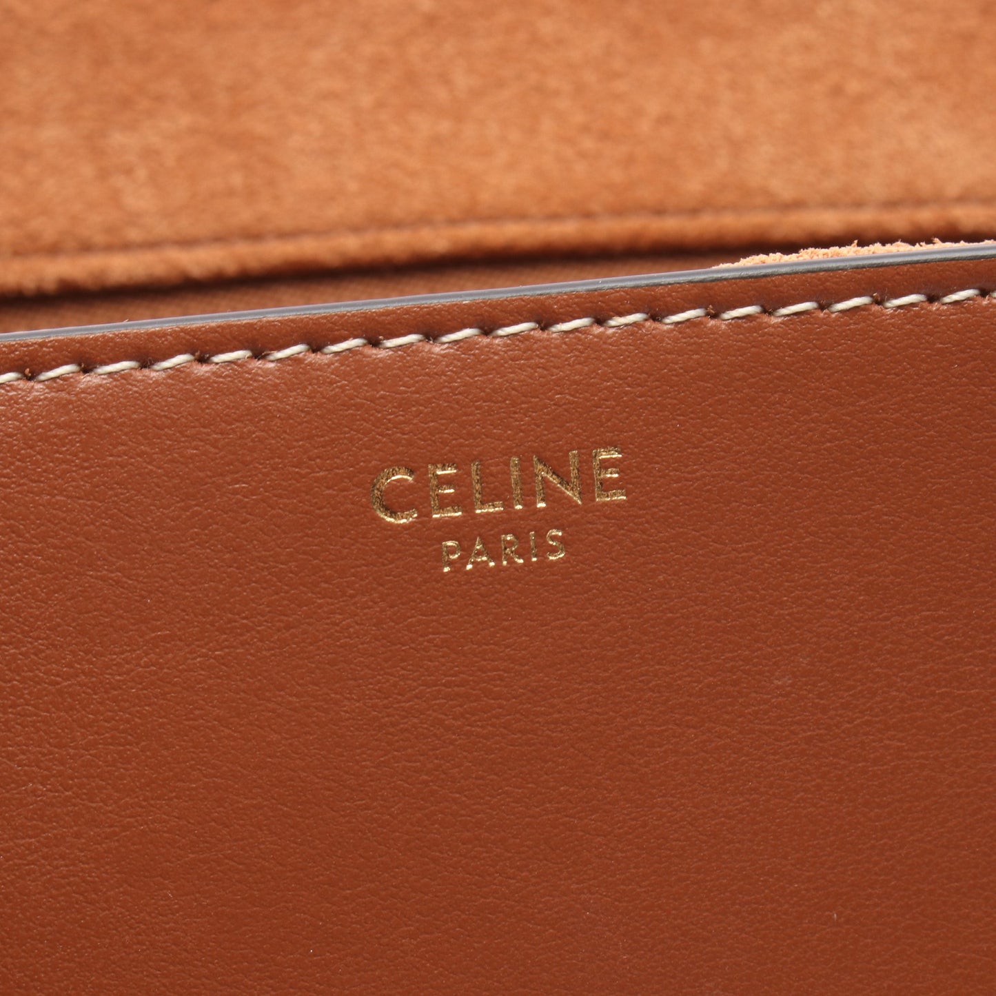 ティーンソフト16 ショルダーバッグ レザー ブラウン セリーヌ バッグ CELINE