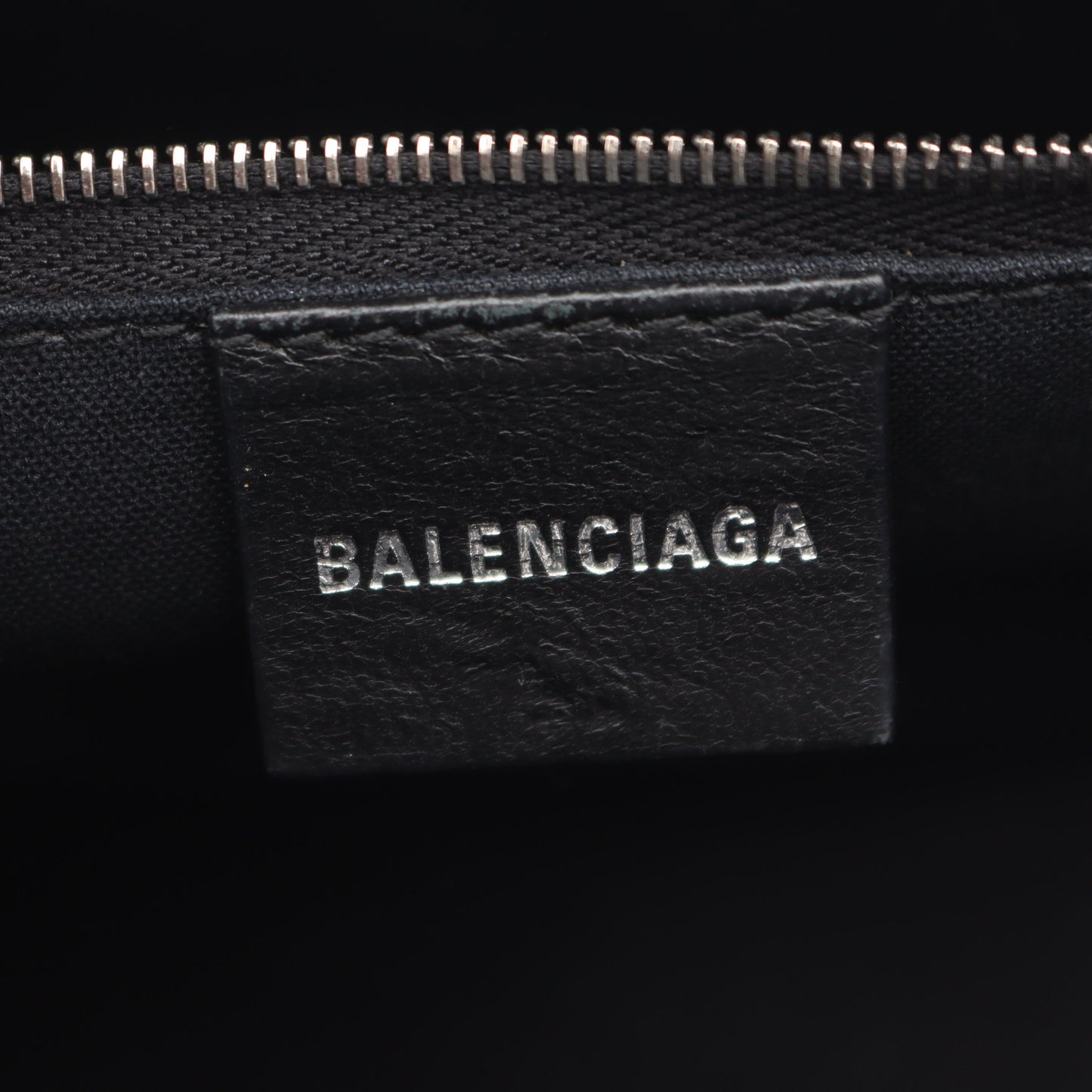 シグネチャー スモール ショッパー 2WAY ハンドバッグ PVC ブラック グレー バレンシアガ バッグ BALENCIAGA