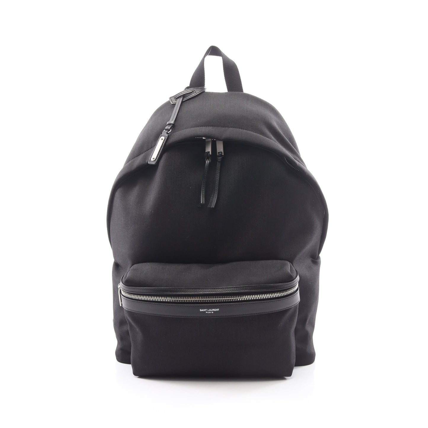 シティ バックパック リュックサック キャンバス レザー ブラック サンローランパリ バッグ SAINT LAURENT PARIS
