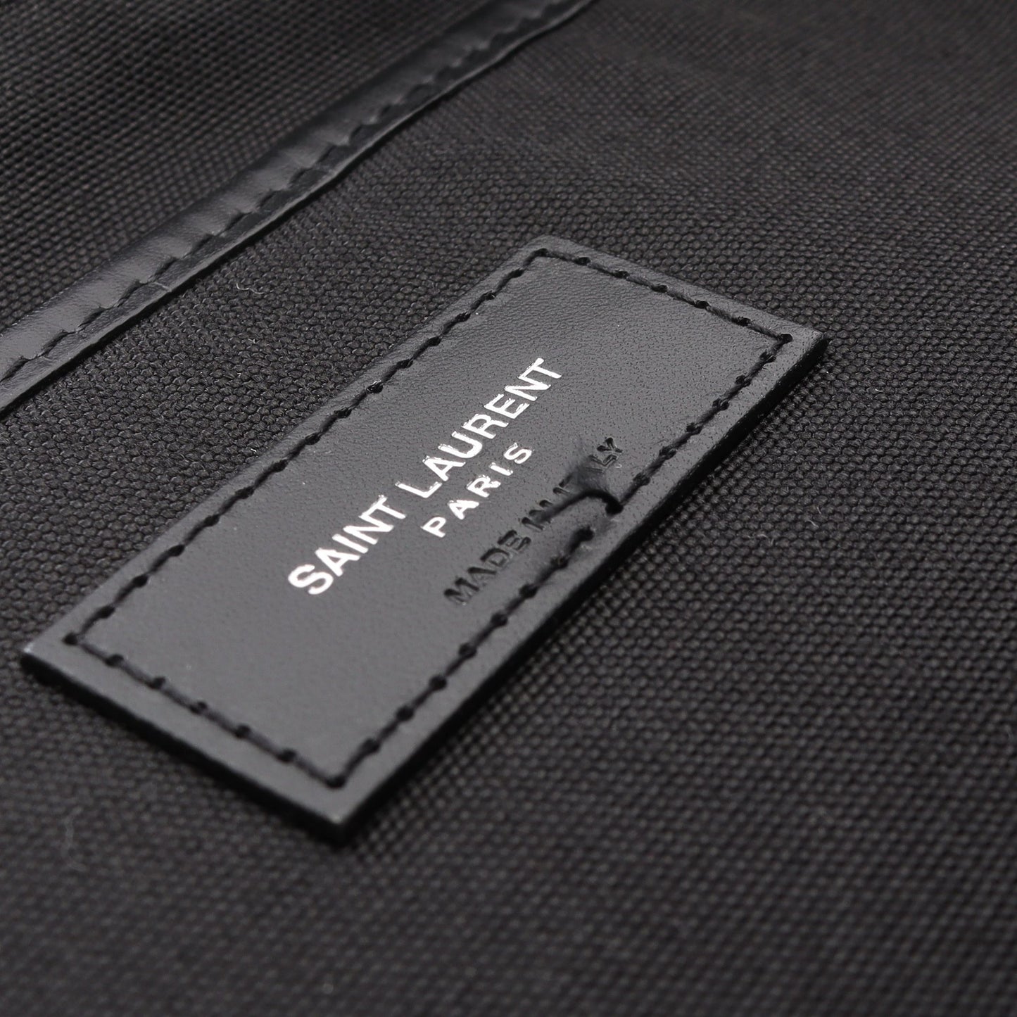 シティ バックパック リュックサック キャンバス レザー ブラック サンローランパリ バッグ SAINT LAURENT PARIS