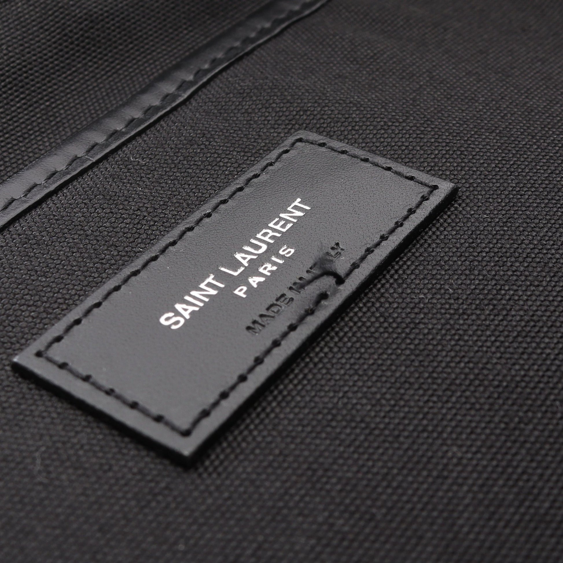 シティ バックパック リュックサック キャンバス レザー ブラック サンローランパリ バッグ SAINT LAURENT PARIS