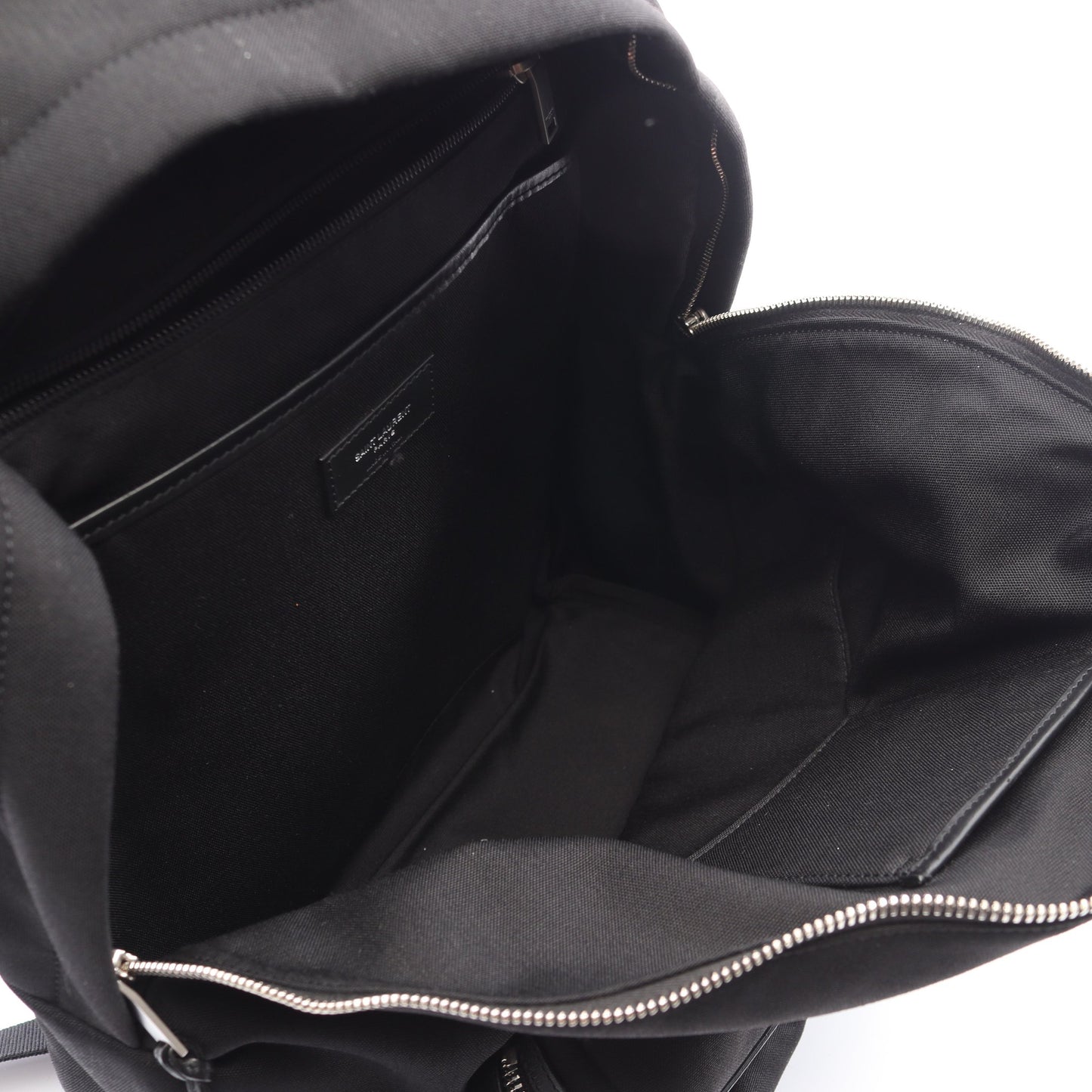 シティ バックパック リュックサック キャンバス レザー ブラック サンローランパリ バッグ SAINT LAURENT PARIS