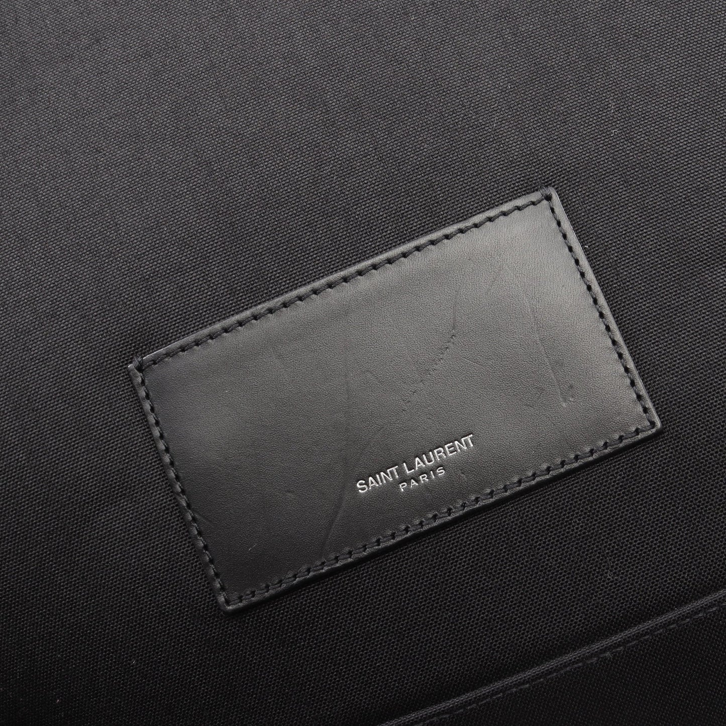シティ バックパック リュックサック キャンバス レザー ブラック サンローランパリ バッグ SAINT LAURENT PARIS
