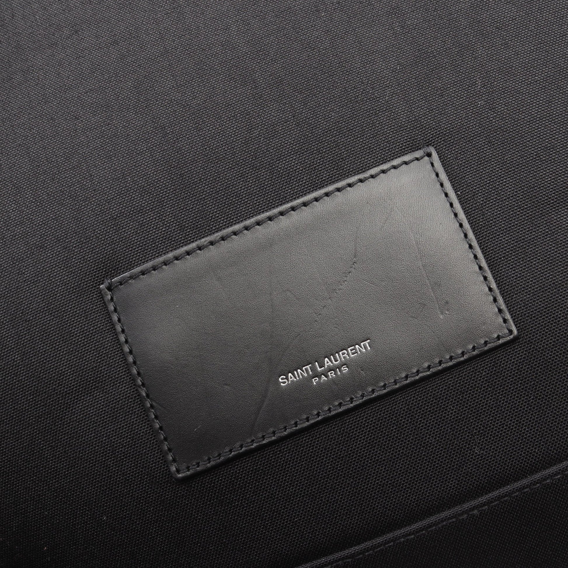 シティ バックパック リュックサック キャンバス レザー ブラック サンローランパリ バッグ SAINT LAURENT PARIS