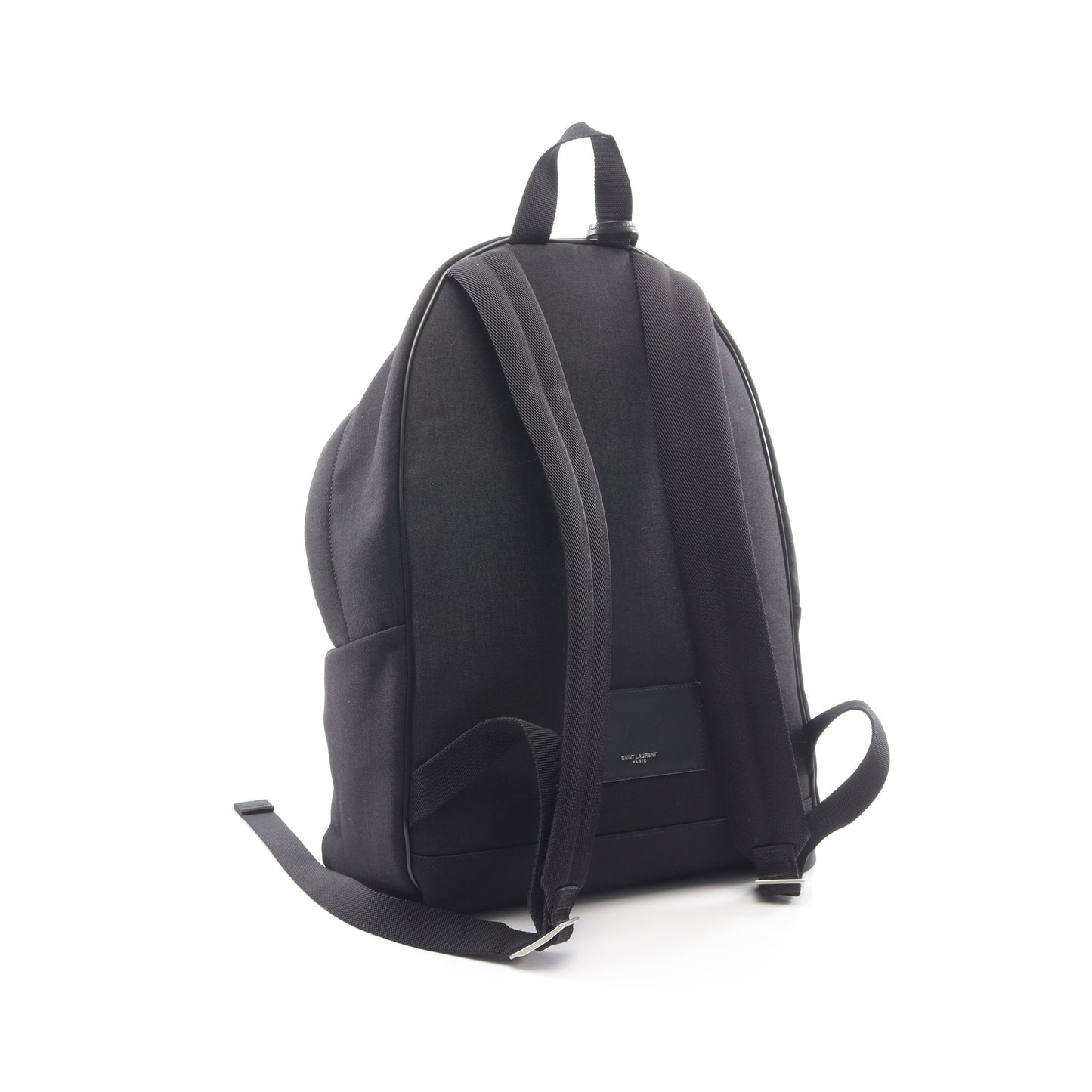 シティ バックパック リュックサック キャンバス レザー ブラック サンローランパリ バッグ SAINT LAURENT PARIS