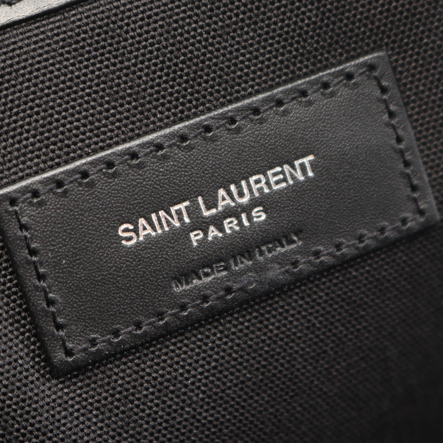 シティ バックパック リュックサック キャンバス レザー ブラック サンローランパリ バッグ SAINT LAURENT PARIS