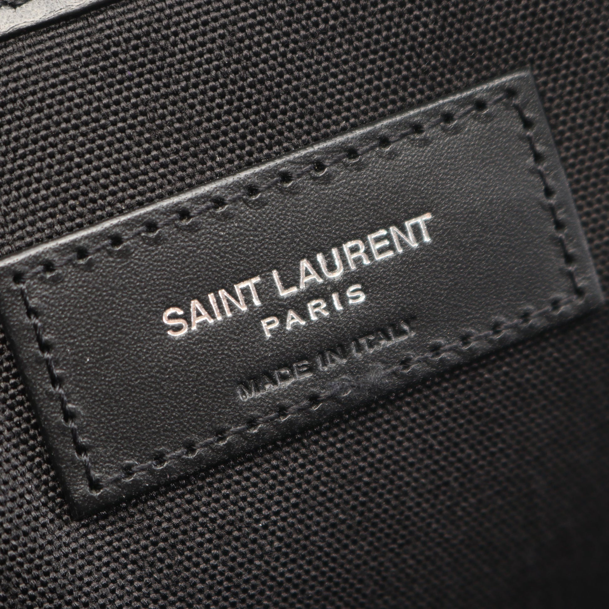 シティ バックパック リュックサック キャンバス レザー ブラック サンローランパリ バッグ SAINT LAURENT PARIS