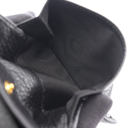 二つ折り財布 レザー ブラック プラダ 財布・小物 PRADA