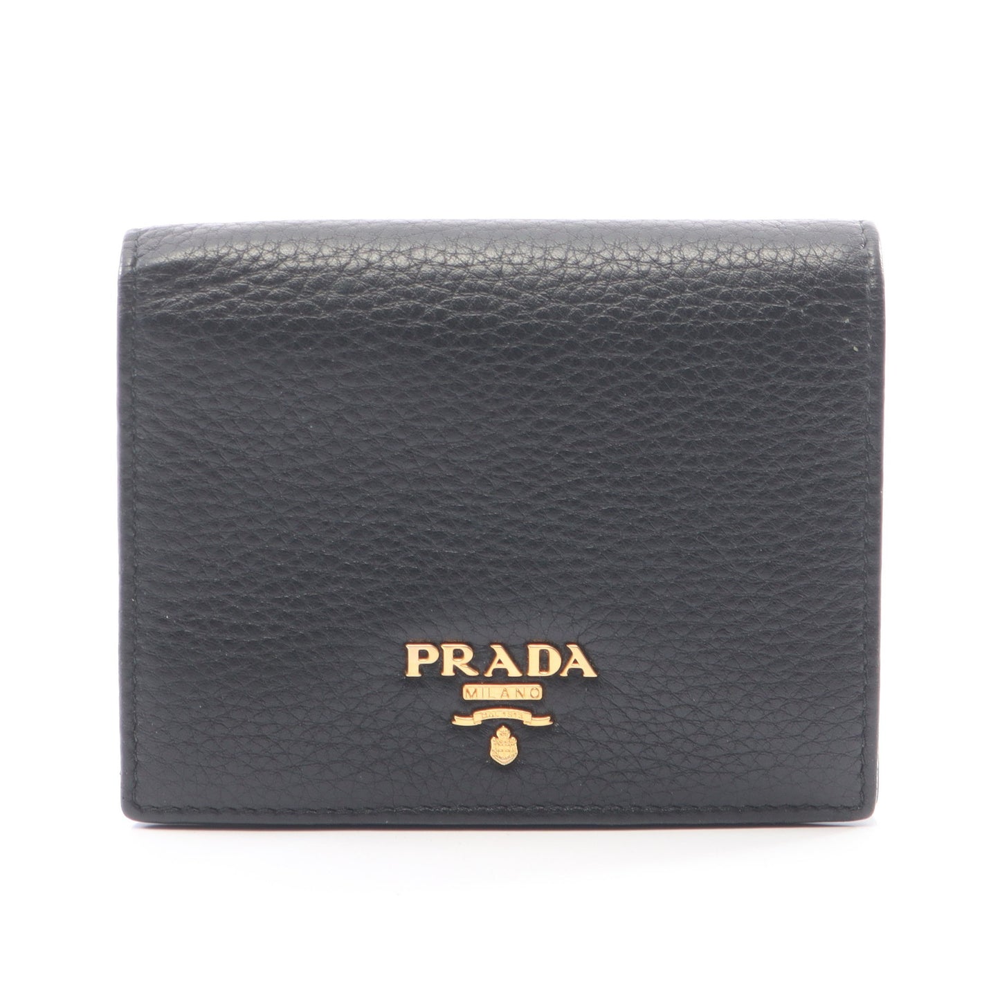 二つ折り財布 レザー ブラック プラダ 財布・小物 PRADA