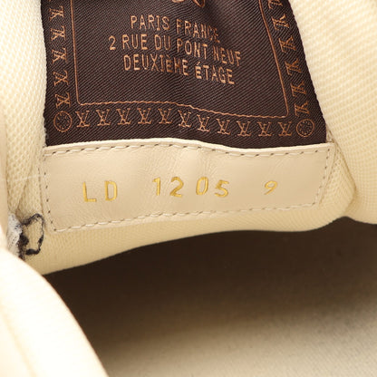LV バターソフト スニーカー レザー ライトベージュ ブラウン ルイヴィトン シューズ LOUIS VUITTON