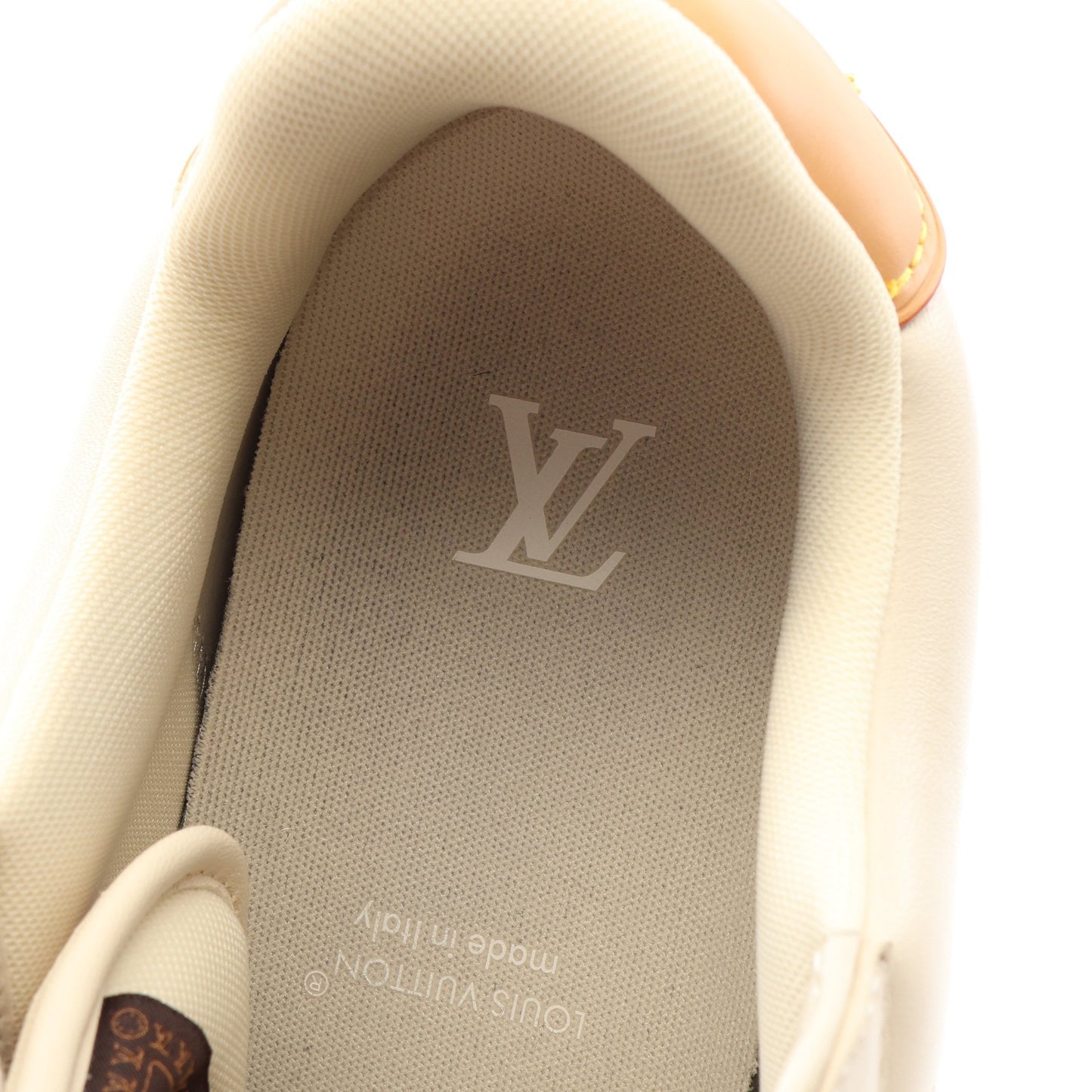 LV バターソフト スニーカー レザー ライトベージュ ブラウン ルイヴィトン シューズ LOUIS VUITTON