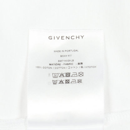 ロゴプリント 長袖Tシャツ コットン ホワイト ジバンシィ