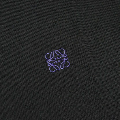 アナグラム刺繍 カーディガン ウール ブラック ロエベ