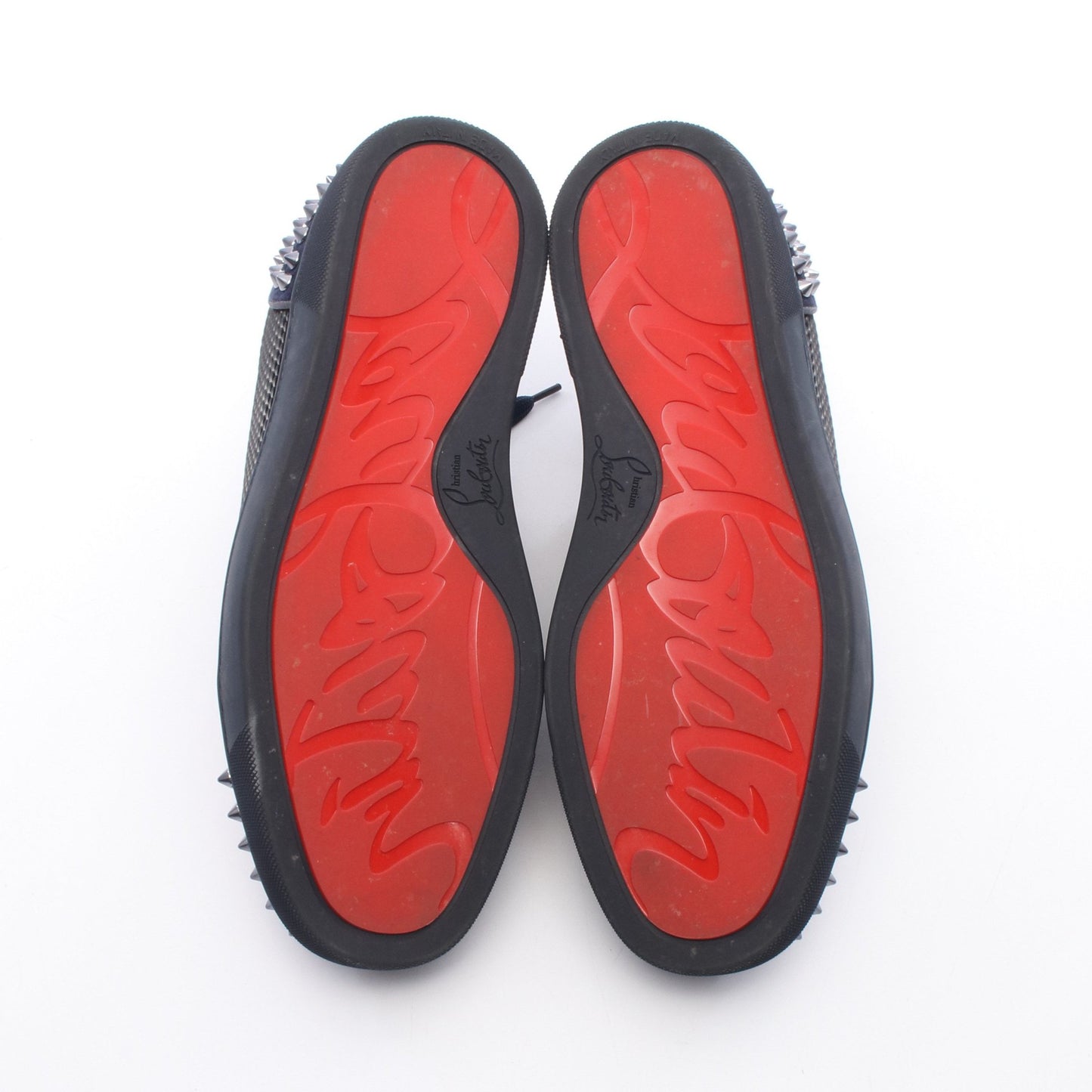 SEAVASTE 2 スパイクスタッズ スニーカー スエード ネイビー クリスチャンルブタン シューズ Christian Louboutin