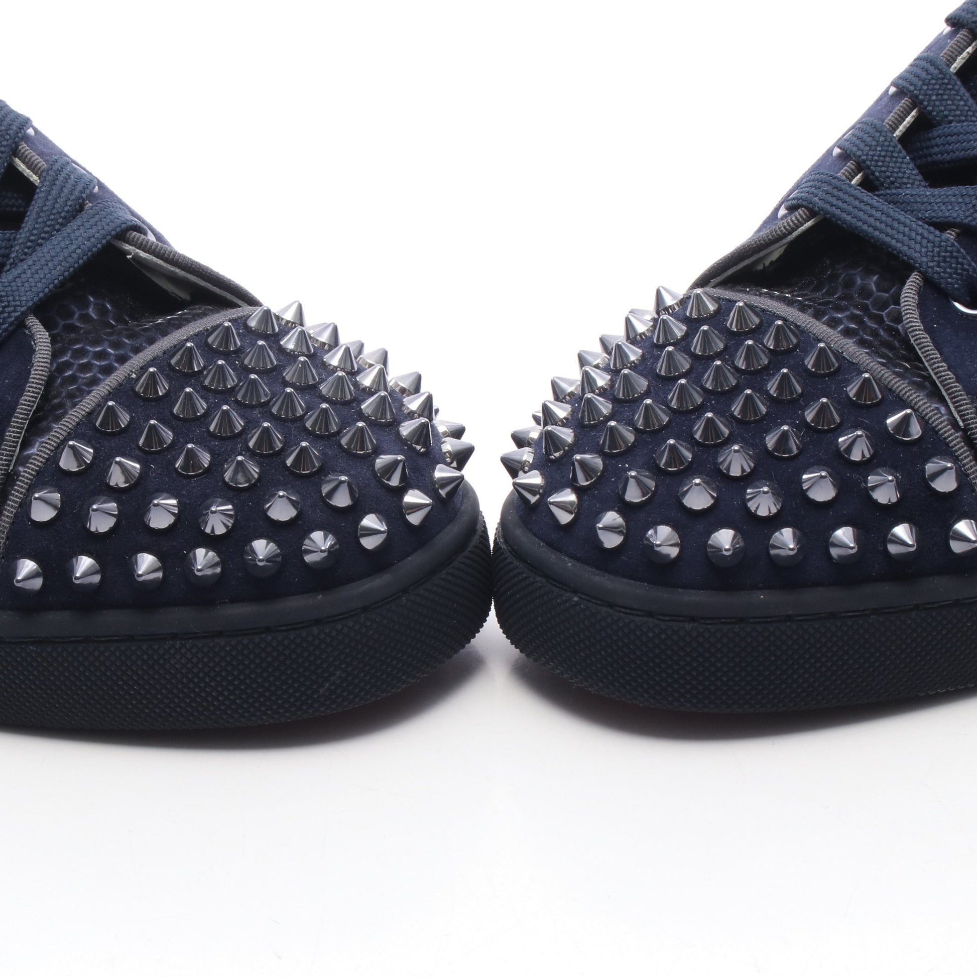 SEAVASTE 2 スパイクスタッズ スニーカー スエード ネイビー クリスチャンルブタン シューズ Christian Louboutin