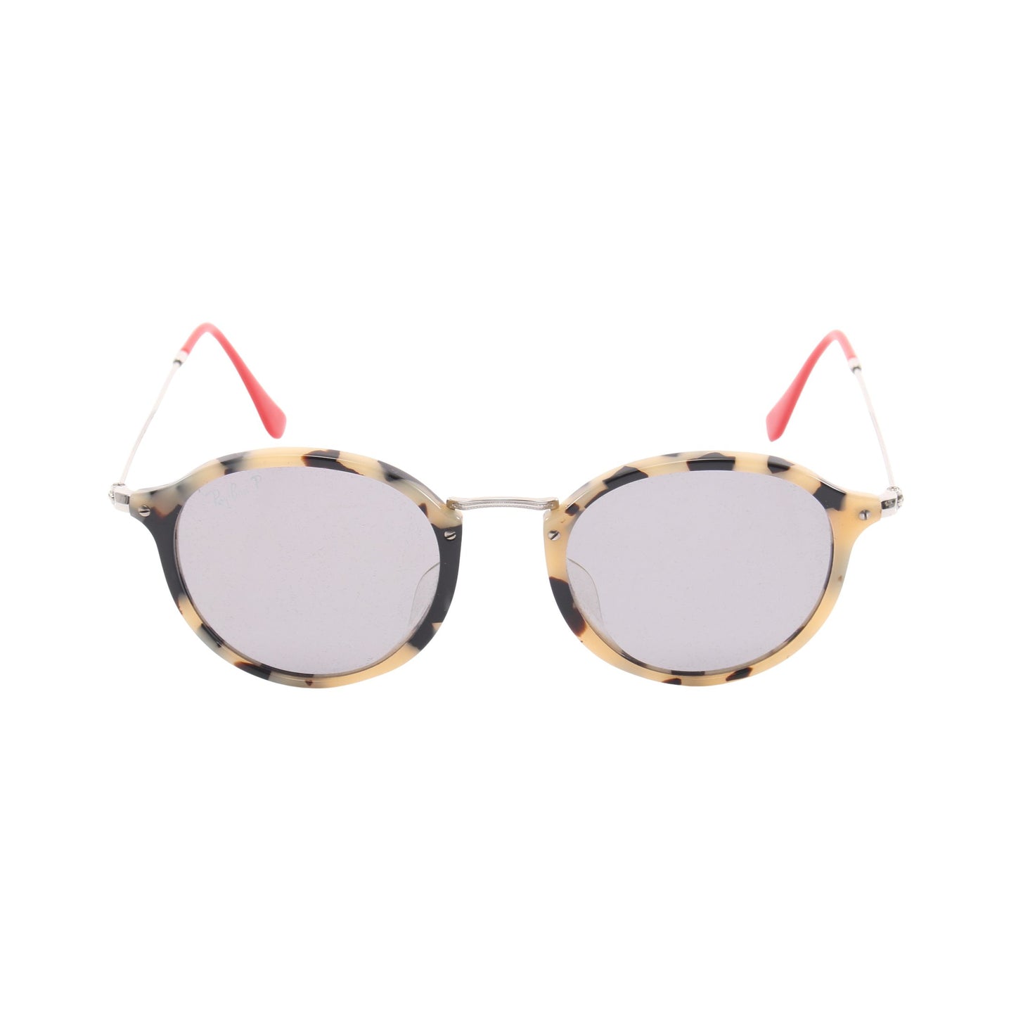 ROUND FLECK べっ甲柄 サングラス ベージュ ダークブラウン レッド レイバン