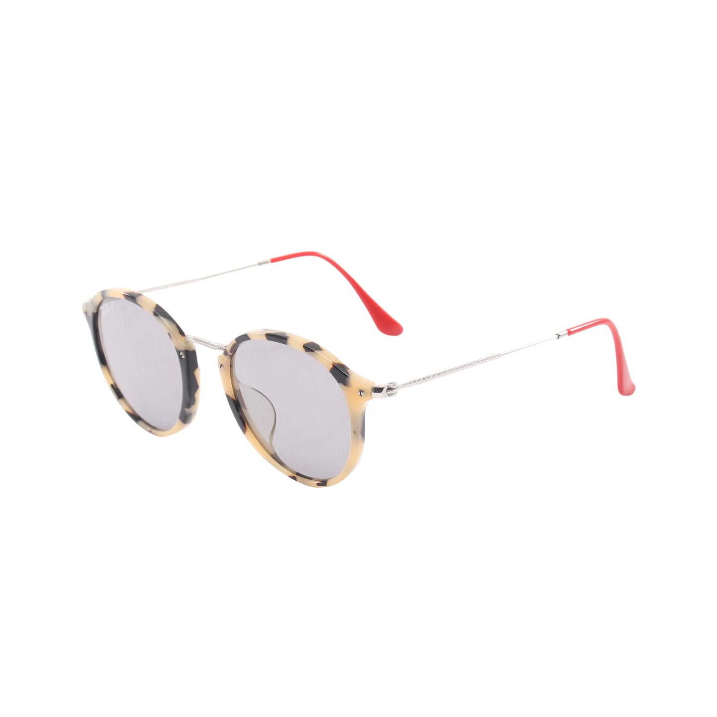 ROUND FLECK べっ甲柄 サングラス ベージュ ダークブラウン レッド レイバン