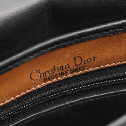 ロゴ ショルダーバッグ レザー ブラック ブラウン クリスチャンディオール バッグ Christian Dior