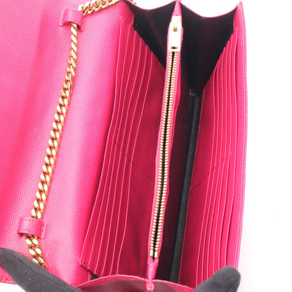 カサンドラ クラシック チェーンウォレット レザー ピンクレッド サンローランパリ バッグ SAINT LAURENT PARIS