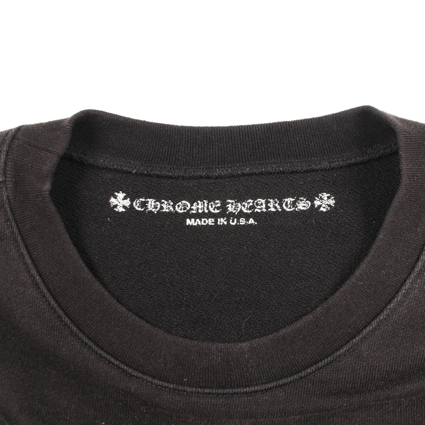Chrome Hearts × MATTY BOY Stay Fast プリント スウェットシャツ コットン ブラック マルチカラー クロムハーツ