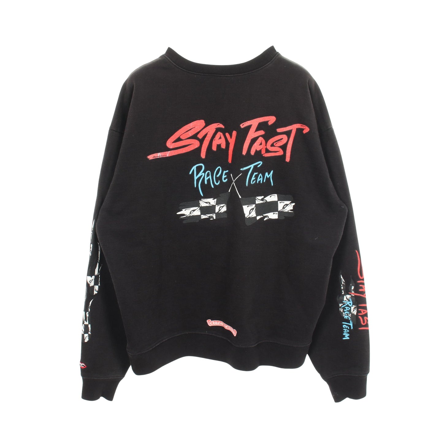 Chrome Hearts × MATTY BOY Stay Fast プリント スウェットシャツ コットン ブラック マルチカラー クロムハーツ