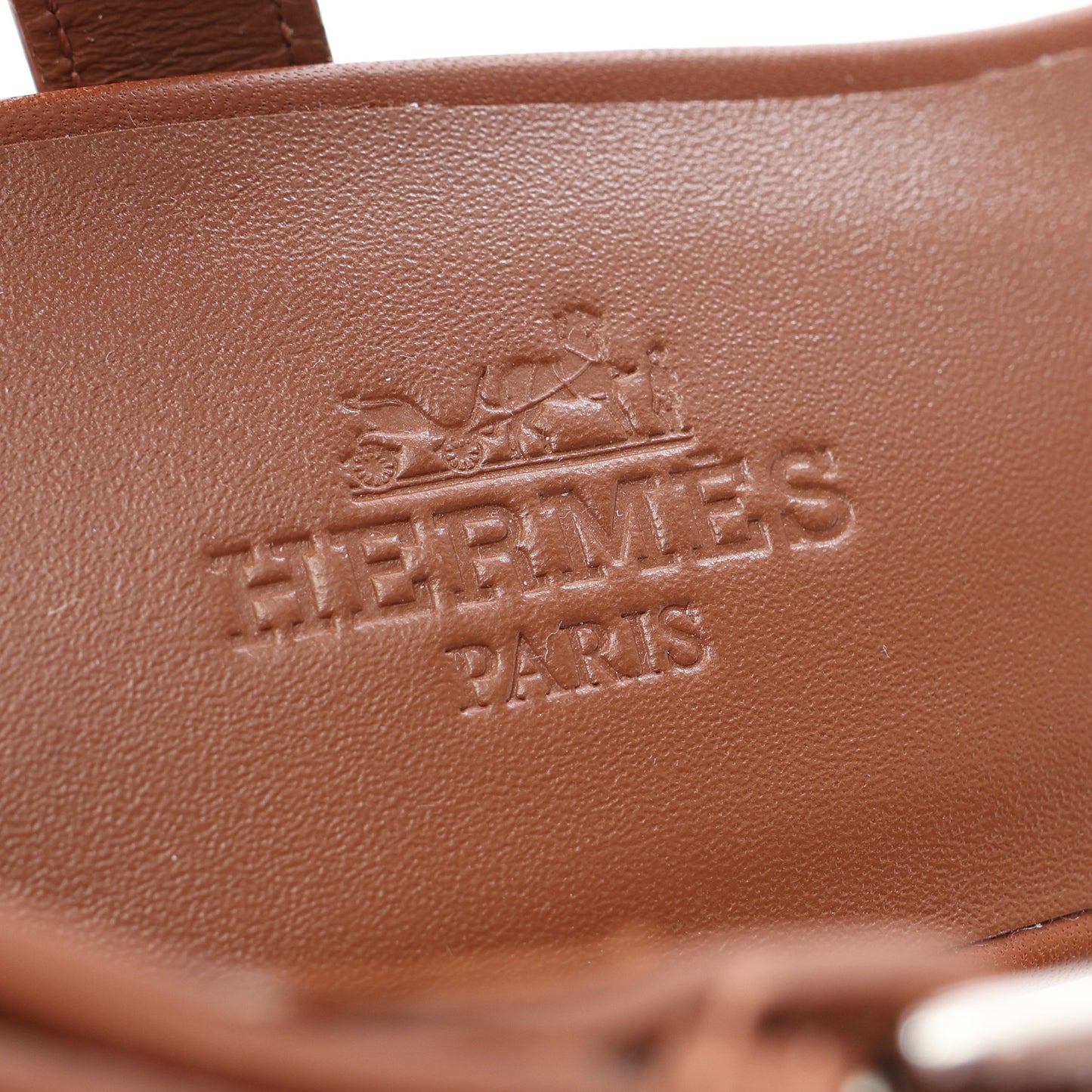 ミラマー50 シェーヌダンクル サンダル レザー ブラウン エルメス シューズ HERMES