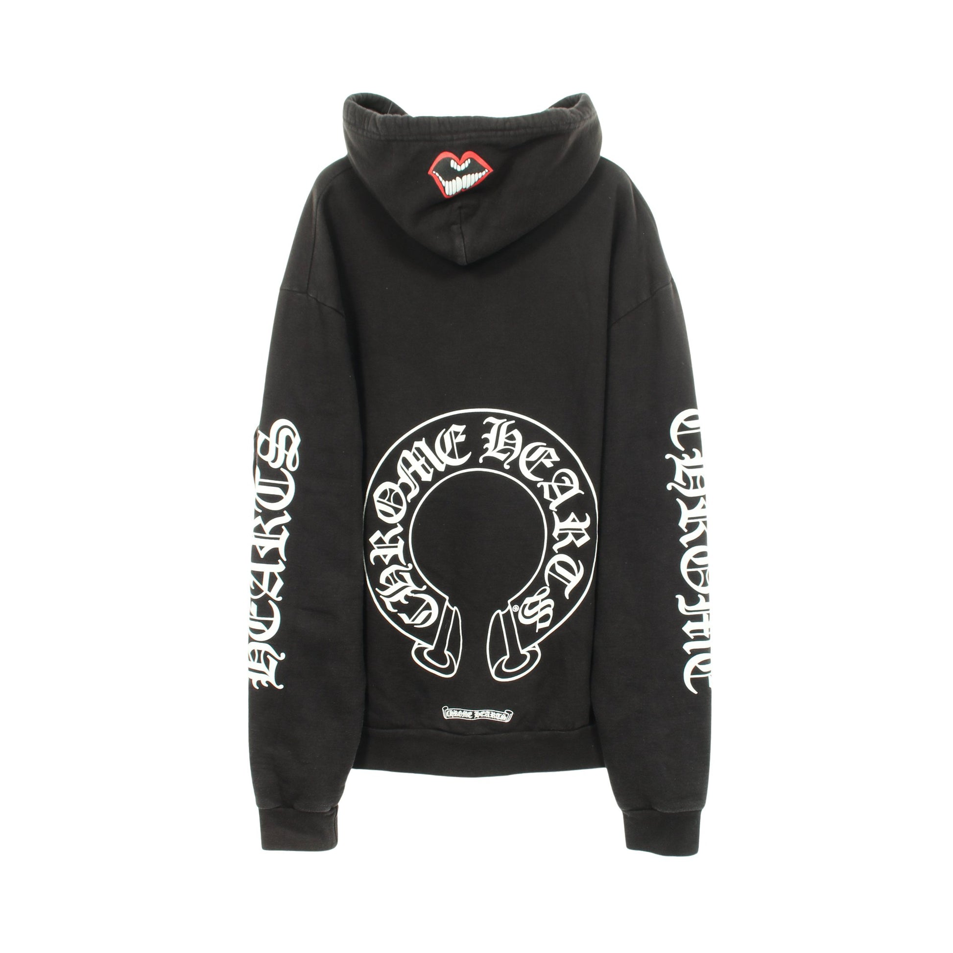 Chrome Hearts × MATTY BOY Chomper Horseshoe Hoodie プルオーバーパーカー コットン ブラック クロムハーツ トップス Chrome Hearts