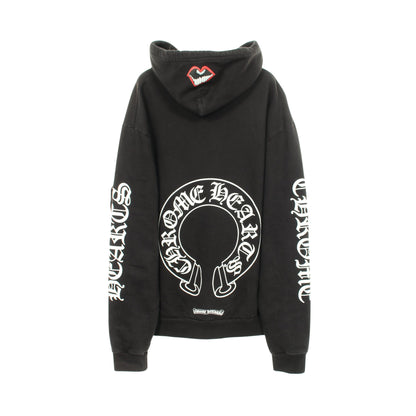 Chrome Hearts × MATTY BOY Chomper Horseshoe Hoodie プルオーバーパーカー コットン ブラック クロムハーツ トップス Chrome Hearts