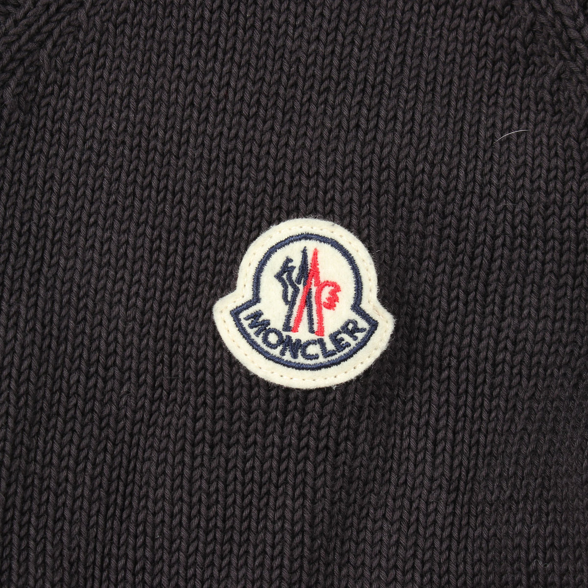 ニット 切替 ダウンジャケット ダークネイビー ホワイト モンクレール アウター MONCLER