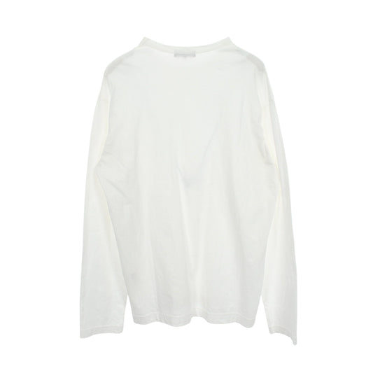 切替 長袖Tシャツ コットン ホワイト コムデギャルソンオム トップス COMME des GARCONS HOMME