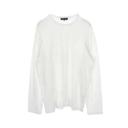 切替 長袖Tシャツ コットン ホワイト コムデギャルソンオム