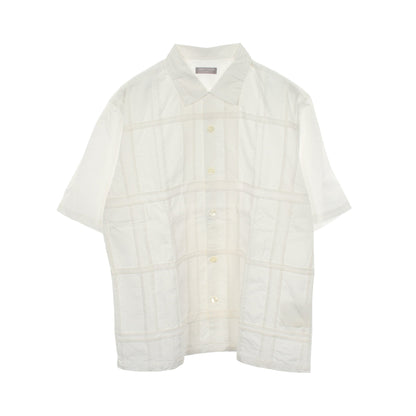半袖 シワ加工 シャツ コットン ホワイト コムデギャルソンオム トップス COMME des GARCONS HOMME