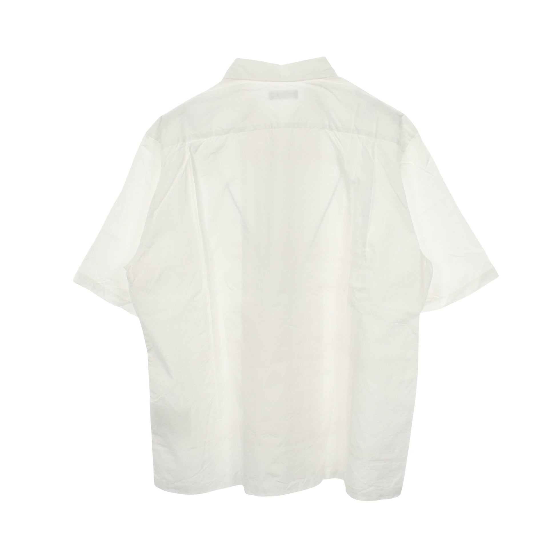 半袖 シワ加工 シャツ コットン ホワイト コムデギャルソンオム トップス COMME des GARCONS HOMME