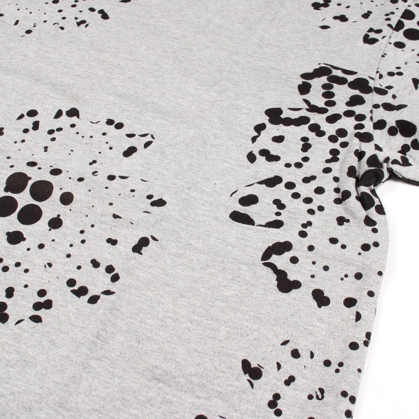 ドット 半袖Tシャツ コットン グレー ブラック コムデギャルソンオム トップス COMME des GARCONS HOMME