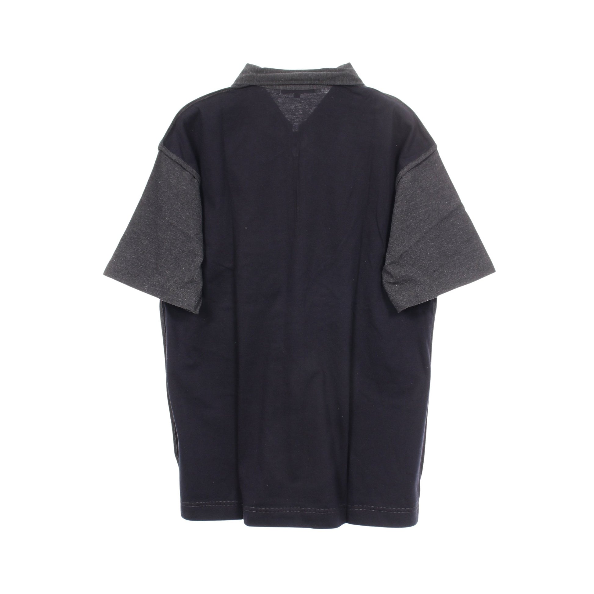ハーフジップ ポロシャツ コットン グレー ネイビー コムデギャルソンオム トップス COMME des GARCONS HOMME
