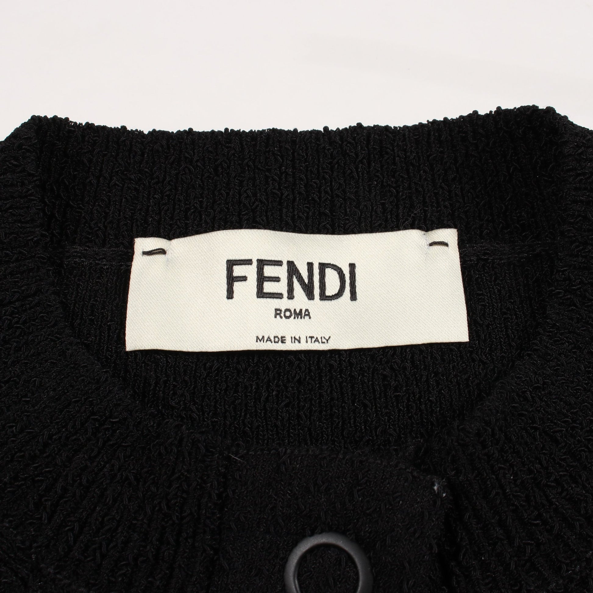 ニット カーディガン レーヨン ブラック フェンディ トップス FENDI