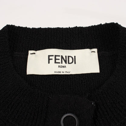 ニット カーディガン レーヨン ブラック フェンディ トップス FENDI