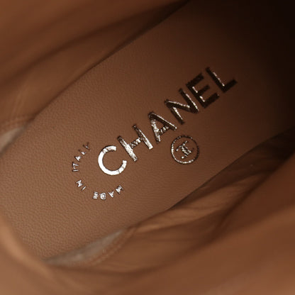 ロング ブーツ スエード ブラック シャネル シューズ CHANEL