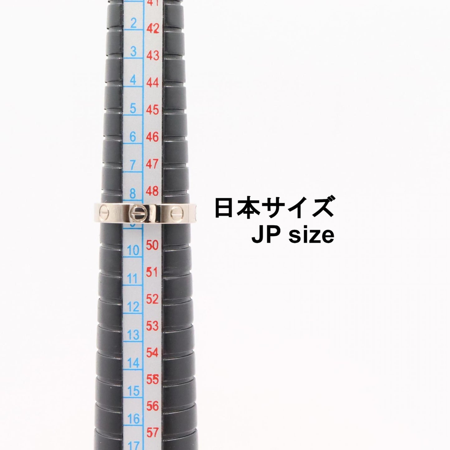 ミニラブリング リング 指輪 K18WG ホワイトゴールド カルティエ